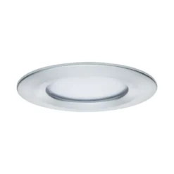 Paulmann No. 93444 LED Einbauleuchte Nova rund 6,5W GU10 Alu 3er-Set starr IP44