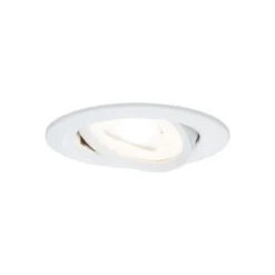 Paulmann No. 93467 LED Einbauleuchten Nova rund 6,5W GU10 Weiß matt 3er-Set dimmbar