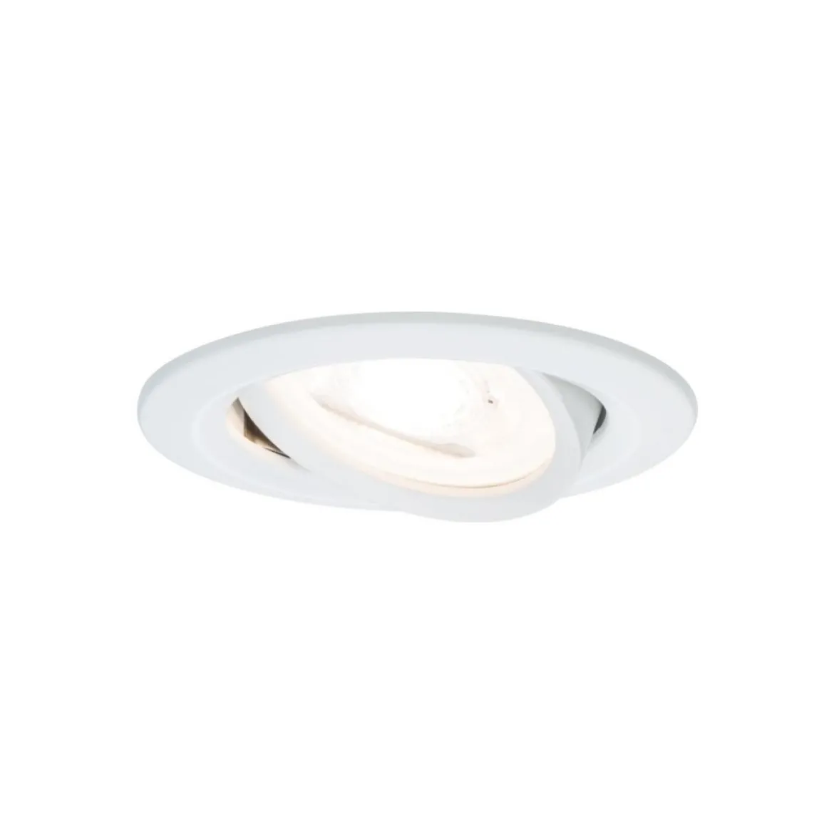 Paulmann No. 93467 LED Einbauleuchten Nova rund 6,5W GU10 Weiß matt 3er-Set dimmbar