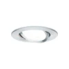 Paulmann No. 93469 LED Einbauleuchten Nova rund 6,5W GU10 Alu 3er-Set dimmbar