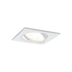 Paulmann No. 93472 LED Einbauleuchte Nova eckig 6,5W GU10 Weiß matt 3er-Set dimmbar