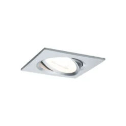 Paulmann No. 93474 LED Einbauleuchte Nova eckig 6,5W GU10 Alu 3er-Set dimmbar