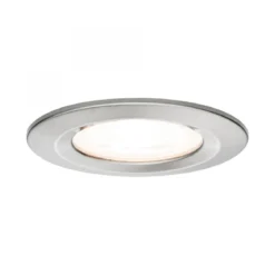 Paulmann No. 93475 LED Einbauleuchte Nova rund 6,5W GU10 Eisen 1er-Set IP44 dimmbar