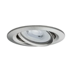 Paulmann No. 93944 LED Einbauleuchten-Set Reflector Coin dimmbar Eisen gebürstet, 3er Set