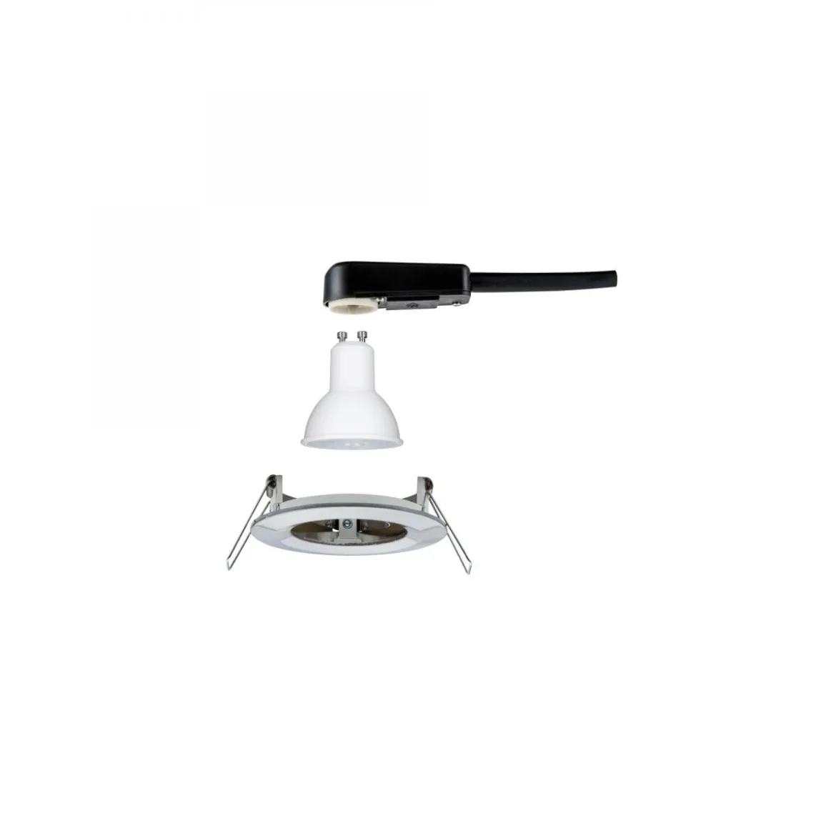 Paulmann No. 92977 LED Einbauleuchte Nova rund 1x6,5W GU10 Eisen 4000K IP44