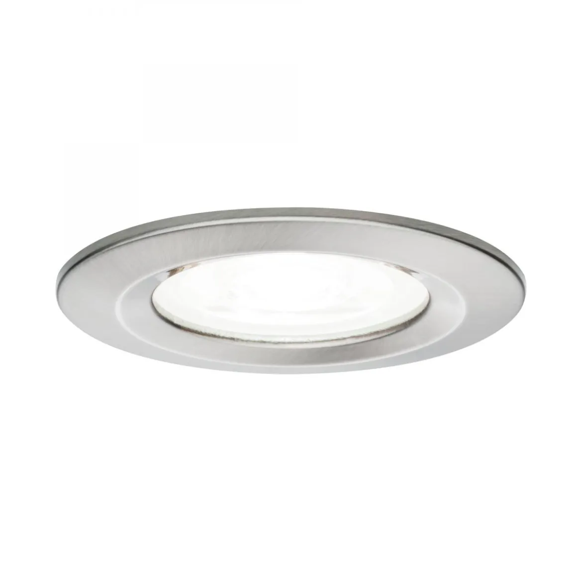 Paulmann No. 92977 LED Einbauleuchte Nova rund 1x6,5W GU10 Eisen 4000K IP44