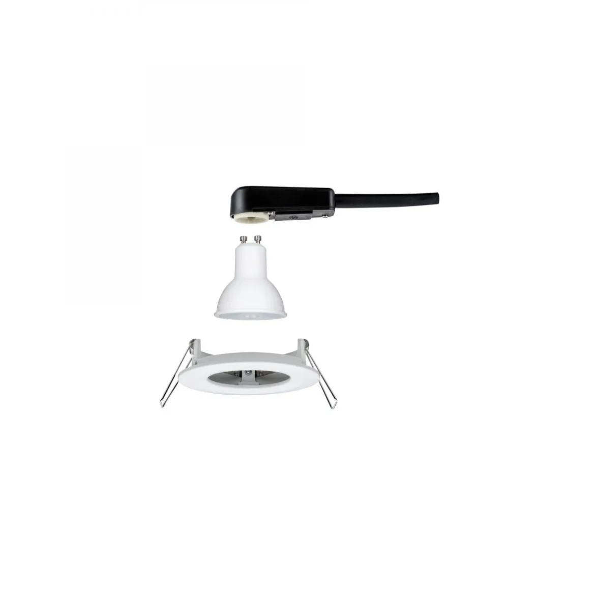 Paulmann No. 92978 LED Einbauleuchte Nova rund 1x6,5W GU10 Weiß 4000K IP44