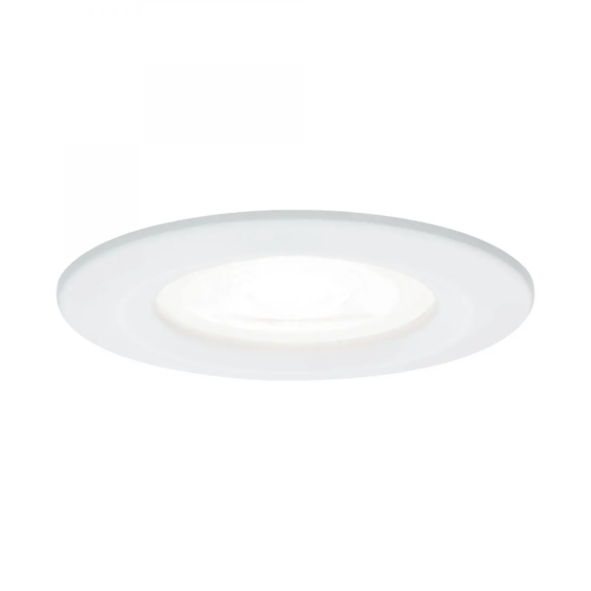 Paulmann No. 92978 LED Einbauleuchte Nova rund 1x6,5W GU10 Weiß 4000K IP44