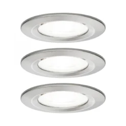 Paulmann No. 92979 LED Einbauleuchte Nova rund 3x6,5W GU10 Eisen 4000K IP44