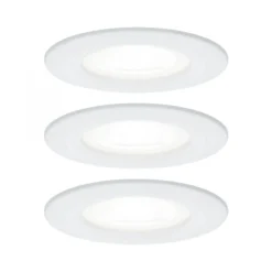 Paulmann No. 92980 LED Einbauleuchte Nova rund 3x6,5W GU10 Weiß 4000K IP44