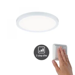 Paulmann No. 93055 LED Einbaupanel Areo VariFit Weiß IP44 3-Stufen-dimmbar 175mm 4000K