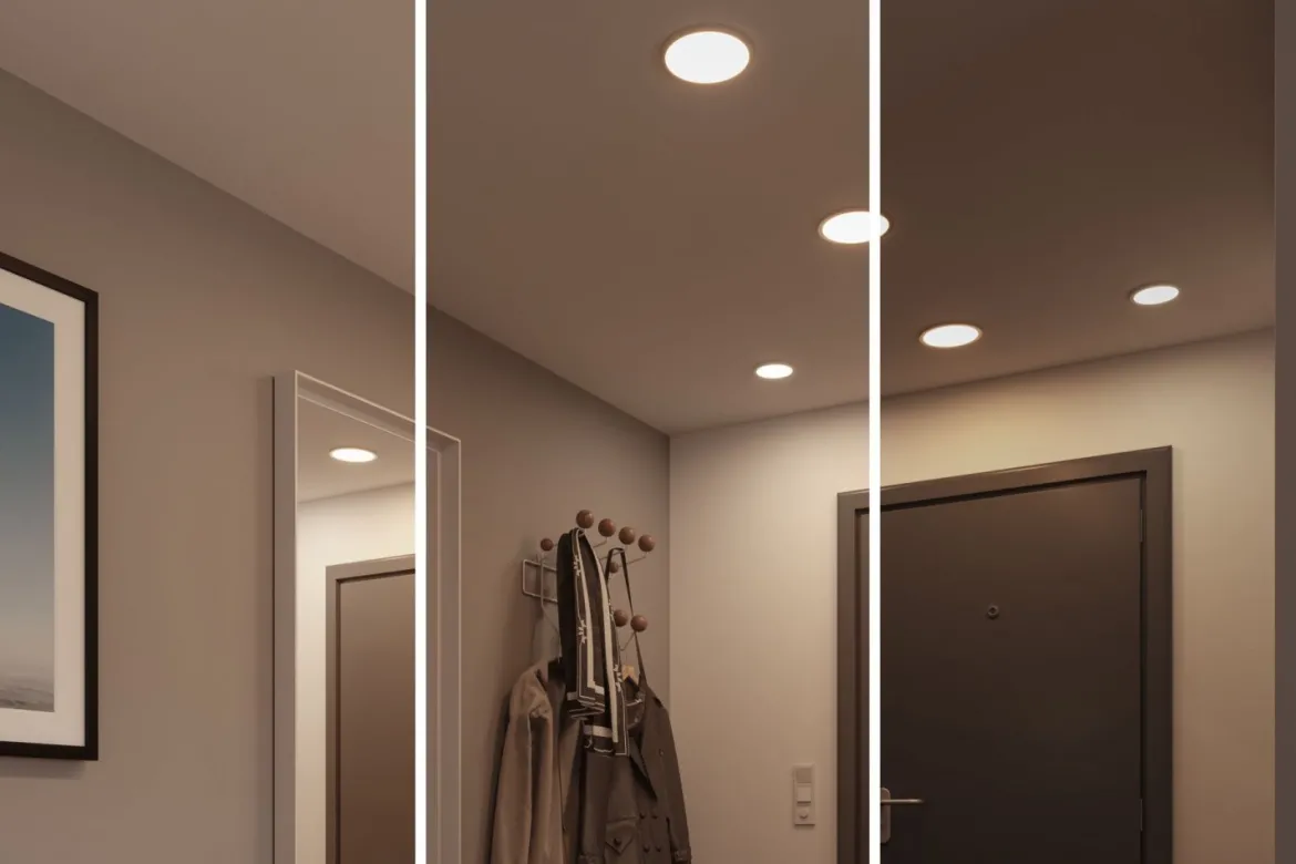 Paulmann No. 93055 LED Einbaupanel Areo VariFit Weiß IP44 3-Stufen-dimmbar 175mm 4000K