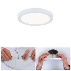 Paulmann No. 93035 LED Einbaupanel Areo VariFit IP44 rund 118mm Weiß 4000K