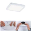Paulmann No. 93041 LED Einbaupanel Areo VariFit IP44 eckig 118mm Weiß 4000K