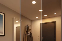 Paulmann No. 93050 LED Einbaupanel Areo VariFit Weiß IP44 3-Stufen-dimmbar 230mm