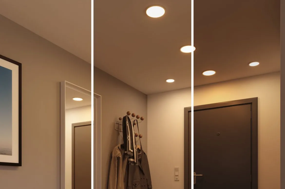 Paulmann No. 93050 LED Einbaupanel Areo VariFit Weiß IP44 3-Stufen-dimmbar 230mm