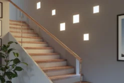 Paulmann No. 93053 LED Einbaupanel Areo VariFit eckig IP44 3-Stufen-dimmbar 175mm 3000K