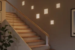 Paulmann No. 93053 LED Einbaupanel Areo VariFit eckig IP44 3-Stufen-dimmbar 175mm 3000K