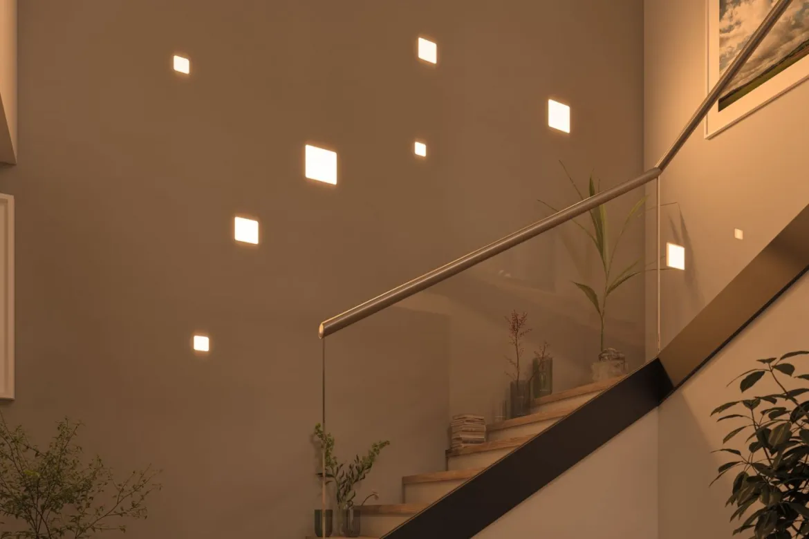 Paulmann No. 92394 LED Einbaupanel Veluna VariFit IP44 125x125mm 3.000K Satin