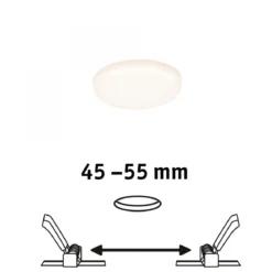 Paulmann No. 92387 LED Einbaupanel Veluna VariFit IP44 75mm 3.000K