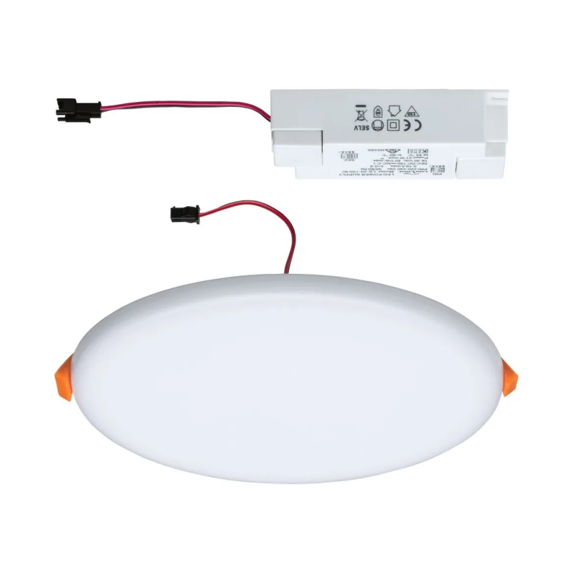 Paulmann No. 92389 LED Einbaupanel Veluna VariFit IP44 185mm 17W 3.000K
