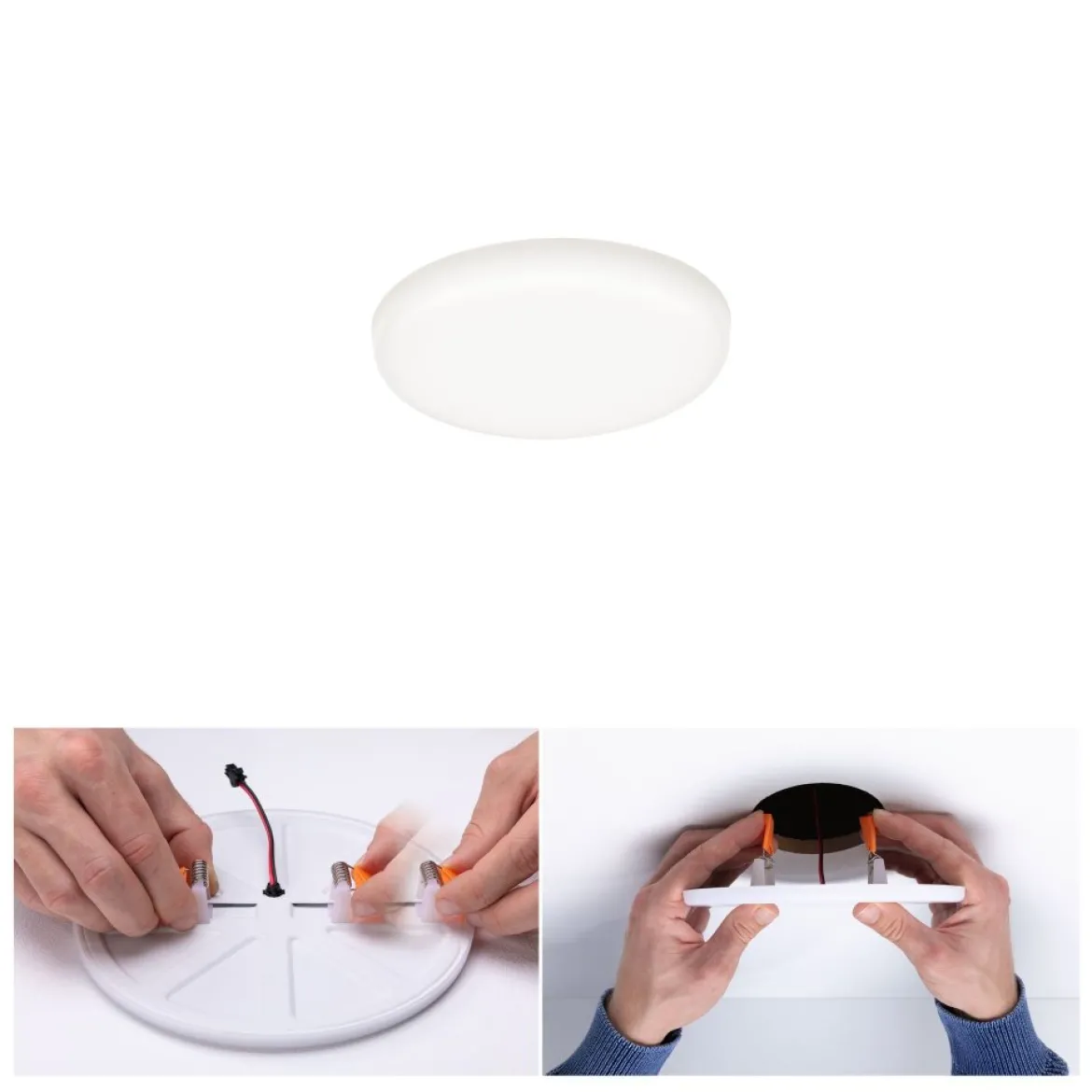 Paulmann No. 92390 LED Einbaupanel Veluna VariFit IP44 75mm 4.000K