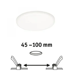 Paulmann No. 92391 LED Einbaupanel Veluna VariFit IP44 125mm 4.000K