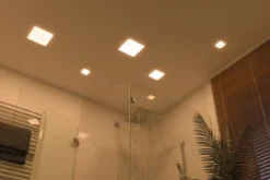 Paulmann No. 92393 LED Einbaupanel Veluna VariFit IP44 75x75mm 3.000K Satin