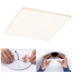 Paulmann No. 93062 LED Einbaupanel Veluna VariFit IP44 3-Stufen-dimmbar 215x215mm 21W 3.000K