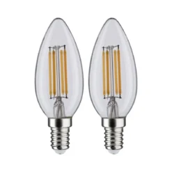 Paulmann No. 28788 LED Filament Kerze 2x4,5W E14 Klar Warmweiß