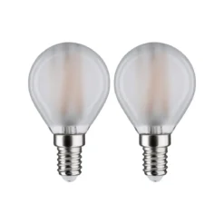 Paulmann No. 28789 LED Filament Tropfen 2x4,5W E14 Klar Warmweiß