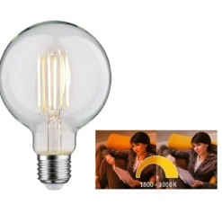 Paulmann No. 28779 LED Globe G95 7W E27 dim to warm 1800 bis 3000K