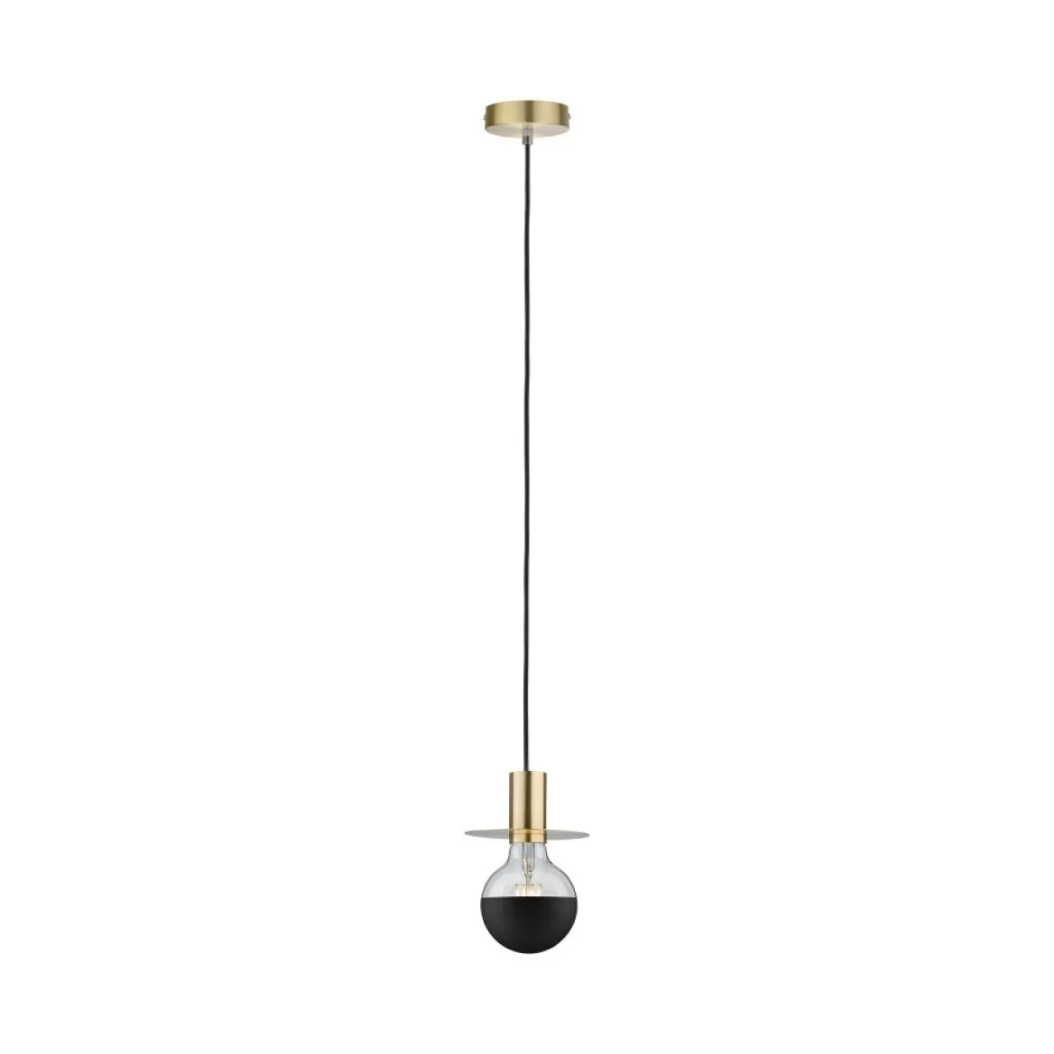 Paulmann No. 28676 LED Globe 95 Kopfspiegel Schwarzmatt 6,5W E27 Warmweiß