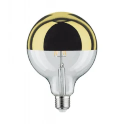 Paulmann No. 28678 LED Globe 125 Kopfspiegel Gold 6,5W E27 Warmweiß