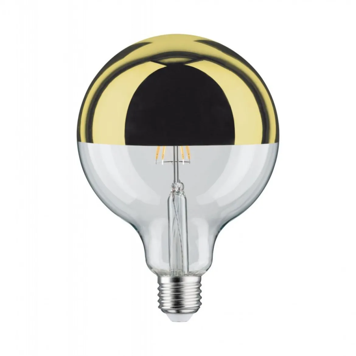 Paulmann No. 28678 LED Globe 125 Kopfspiegel Gold 6,5W E27 Warmweiß