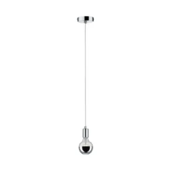 Paulmann No. 28673 LED Globe 95 6,5W E27 Kopfspiegel Silber Warmweiß dimmbar