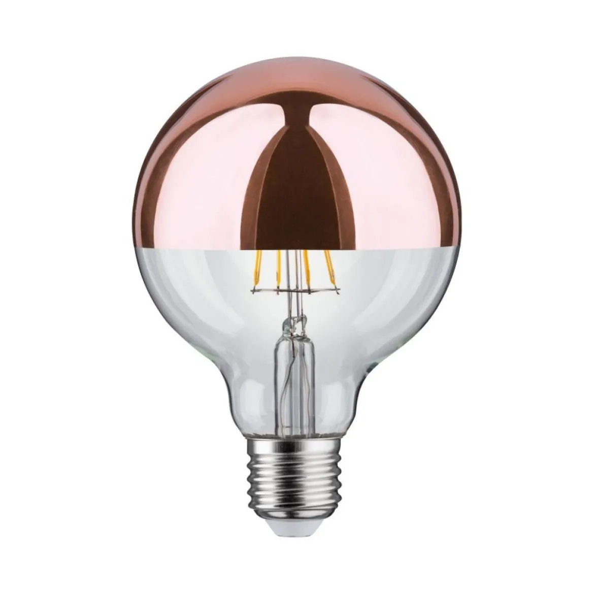 Paulmann No. 28674 LED Globe 95 6,5W E27 Kopfspiegel Kupfer Warmweiß