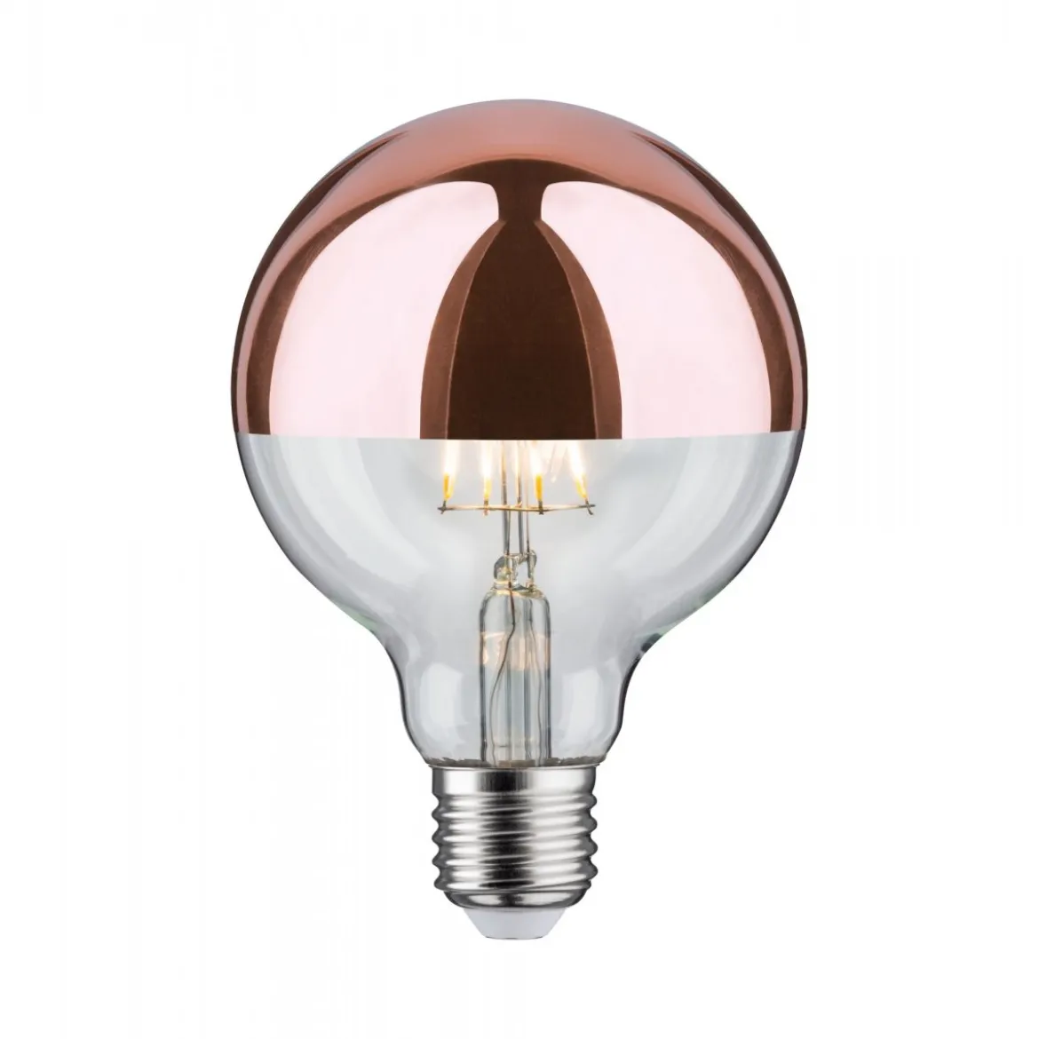 Paulmann No. 28674 LED Globe 95 6,5W E27 Kopfspiegel Kupfer Warmweiß