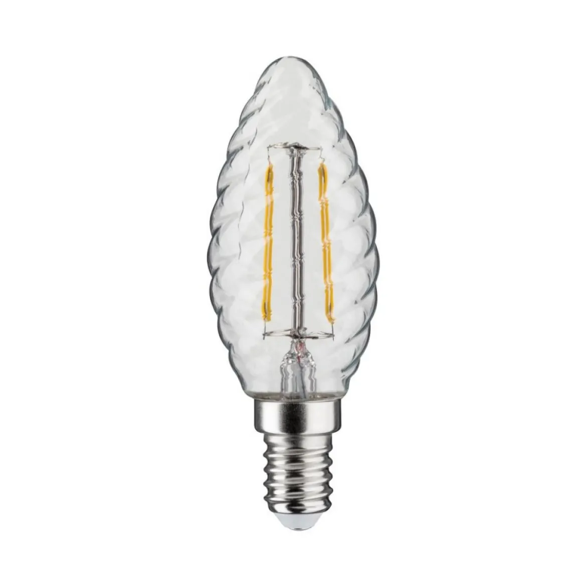 Paulmann No. 28706 LED Kerze gedreht 2,6 Watt E14 Klar Warmweiß