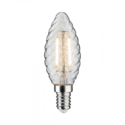Paulmann No. 28706 LED Kerze gedreht 2,6 Watt E14 Klar Warmweiß