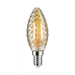 Paulmann No. 28708 LED Kerze gedreht 2,6 Watt E14 Goldlicht