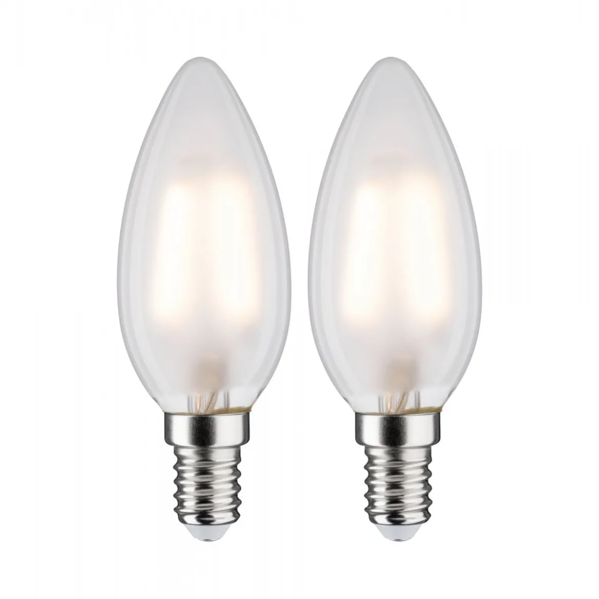 Paulmann No. 28637 LED Kerze 5 Watt E14 Matt 2700 K 2er-Set
