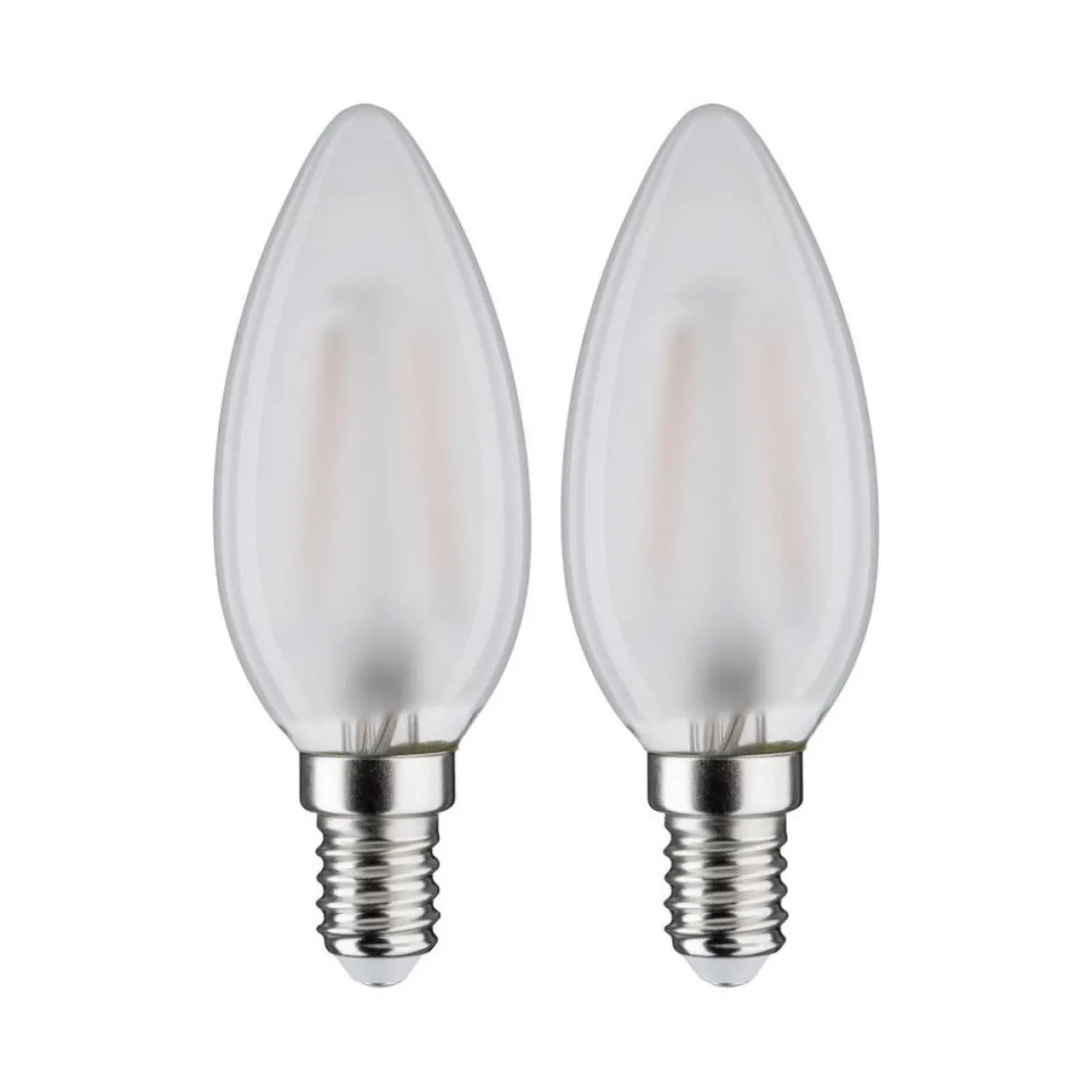 Paulmann No. 28637 LED Kerze 5 Watt E14 Matt 2700 K 2er-Set