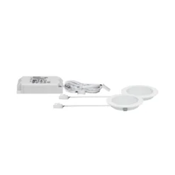 Paulmann No. 99921 LED Möbeleinbauleuchten-Set Weiß matt, 2er Set