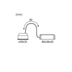 Paulmann No. 93075 LED Modul Coin ZigBee RGBW 5,2W 400lm Satin