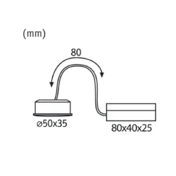 Paulmann No. 93079 LED Modul Einbauleuchte Nova Plus Coin 6W 4000K 230V
