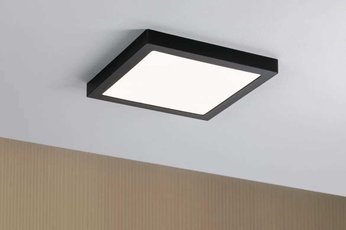 Paulmann No. 70985 LED Panel Abia 300x300mm 22W 2700K Schwarz