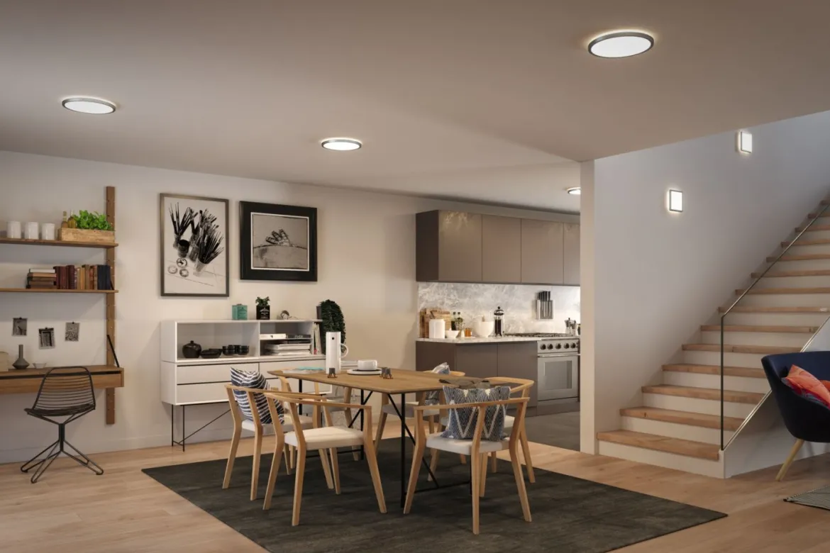 Paulmann No. 71008 LED Panel Atria Shine 293x293mm 4000K 16W Chrom matt