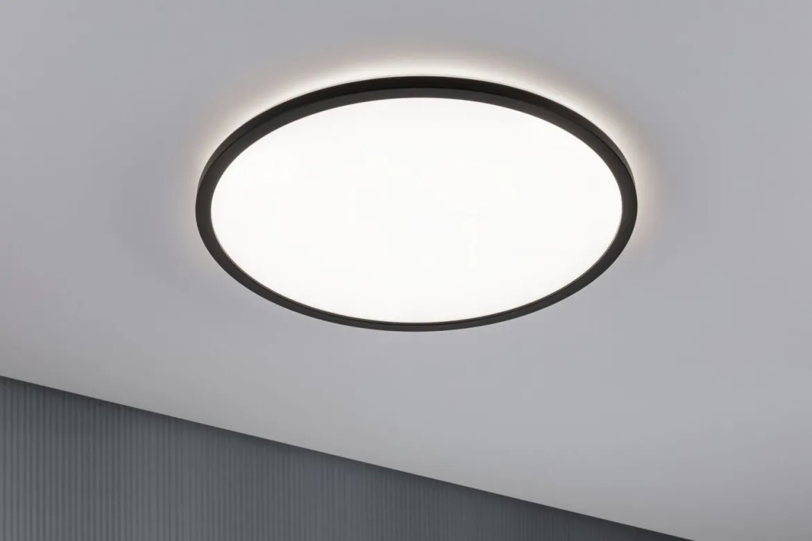 Paulmann No. 71013 LED Panel Atria Shine 420mm 4000K 22W Schwarz dimmbar