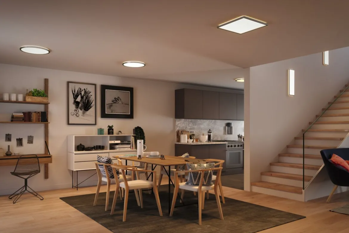 Paulmann No. 70995 LED Panel Atria Shine 420x420mm 3000K 22W Chrom matt dimmbar